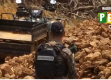 Des gendarmes assurent la sécurité d’exploitations minières légales lors de levées d’or : les explications du général Bras