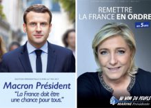 Macron et Le Pen en tête