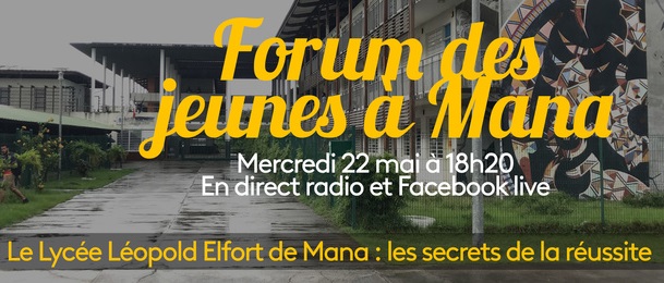 « Forum des jeunes à Mana » sur Guyane La 1ère