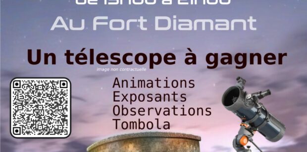 Journée de l’astronomie au Fort Diamant ce dimanche