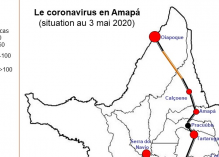 Covid-19 : la carte des villes touchées de l’Amapa, alors que le nombre de cas augmente à Saint-Georges de l’Oyapock, dernier cluster guyanais en date