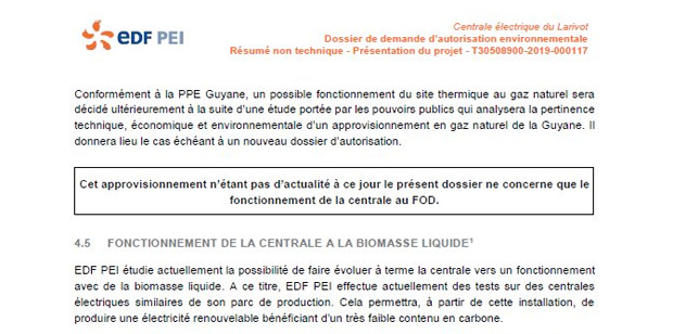 Edf Larivot : les arrangements continuent