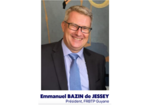 Emmanuel Bazin de Jessey, nouveau président de la FRBTP de Guyane