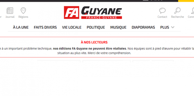 Pas de parution du quotidien France-Guyane avant jeudi alors que l’audience devant le tribunal de commerce se profile