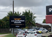 Vu à Cayenne : « Stop » à la pollution visuelle