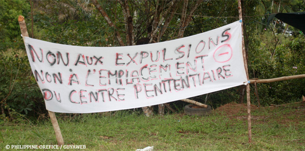 Saint-Laurent : La grève prévue par des habitants du carrefour Margot contre le lieu d’implantation de la prison n’a finalement pas eu lieu