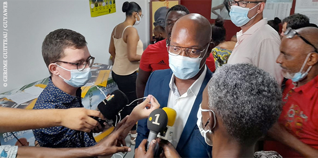 En direct : avec 54,83% Gabriel Serville remporte largement les élections territoriales en Guyane