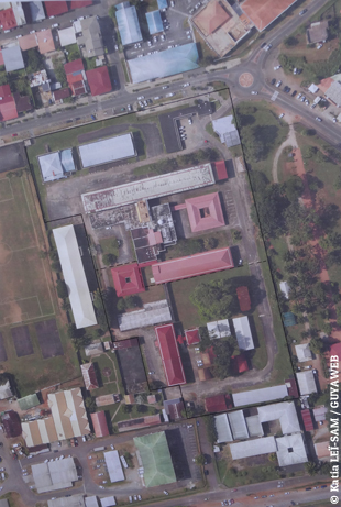 Site du futur Hôtel de police de Cayenne d'une superficie de 2,6 hectares. Livraison prévue en 2020