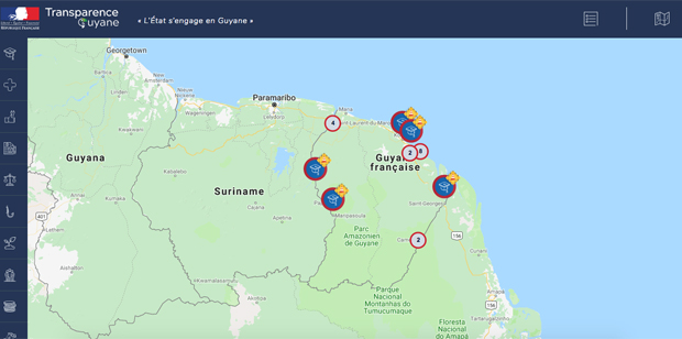 Accord de Guyane : lancement du site Transparence Guyane