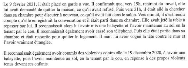 Jerôme Le Fol condamné en appel à 4 mois de prison avec sursis probatoire et 5 340 euros à verser à son épouse Ketsia Le Fol-Claude