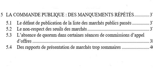 Les marchés de la CCOG encore pointés du doigt pour «irrégularités», fin 2013 un seul élu y a attribué un marché de 9 millions d’euros selon la Chambre régionale des comptes !