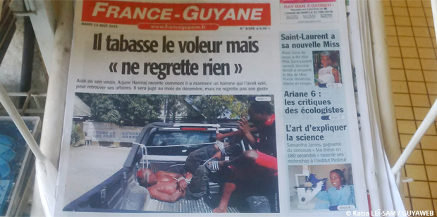 L’homme qui se targue, selon France-Guyane, d’avoir mené une expédition punitive à Saint-Laurent suite à un vol… a déjà été condamné par la justice !