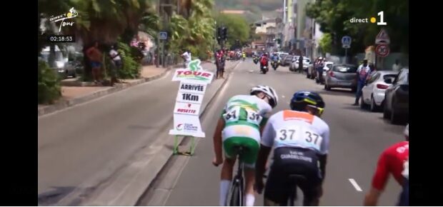 Dilhan Will en jaune au Tour de la Martinique, le plus dur commence…