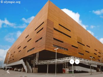 Le Future arena, où se jouent les matchs de hand ball. Après Rio 2016, « sa structure sera démontée et utilisée pour la construction de quatre écoles publiques dans la ville. »
