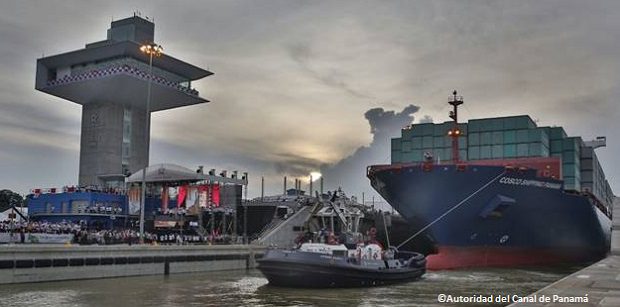 Le canal de Panamá élargi entre en service