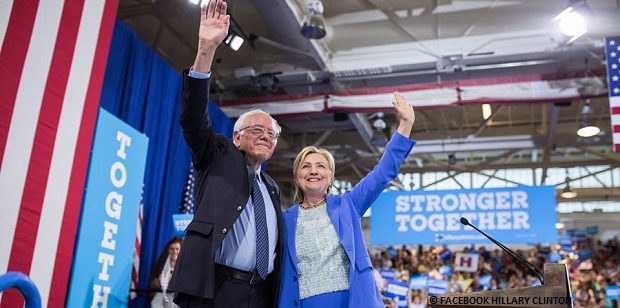 Bernie Sanders se rallie à Hillary Clinton