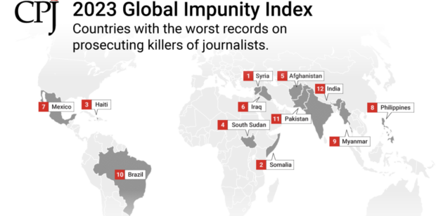 Haïti et le Brésil dans le top 10 des pays les plus dangereux pour les journalistes