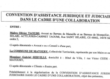 Juteuse convention pour un avocat de la mairie de Matoury : 9500 euros par mois pour Me Taoumi durant l’ère Serville !