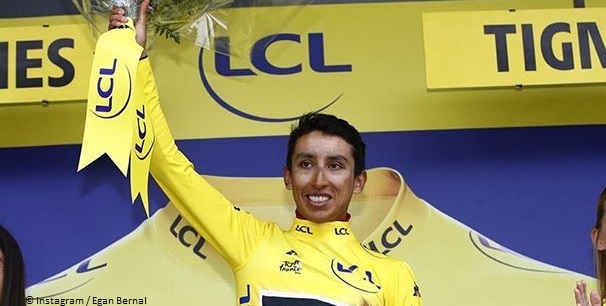 Egan Bernal, premier Sud-Américain vainqueur du Tour de France