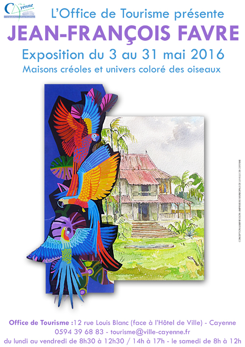 Expo maisons créoles et univers coloré des oiseaux
