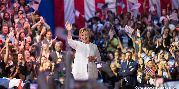 Hillary Clinton, première femme candidate à la présidence des Etats-Unis