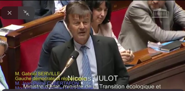 Nicolas Hulot « soulagé qu’un député de la Guyane ne cède pas spontanément aux miroirs aux alouettes »
