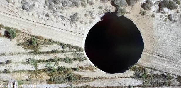 « Au Chili, l’apparition d’un trou gigantesque intrigue et inquiète »